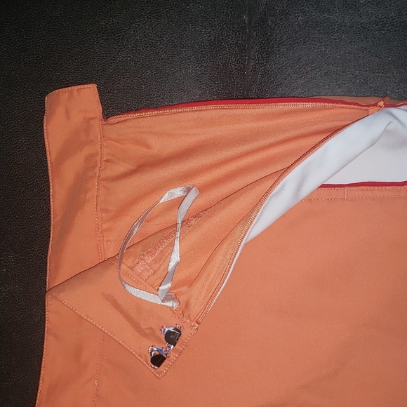 Izod X tra Dry Orange White w Red Piping Skort 12 - Picture 3 of 9